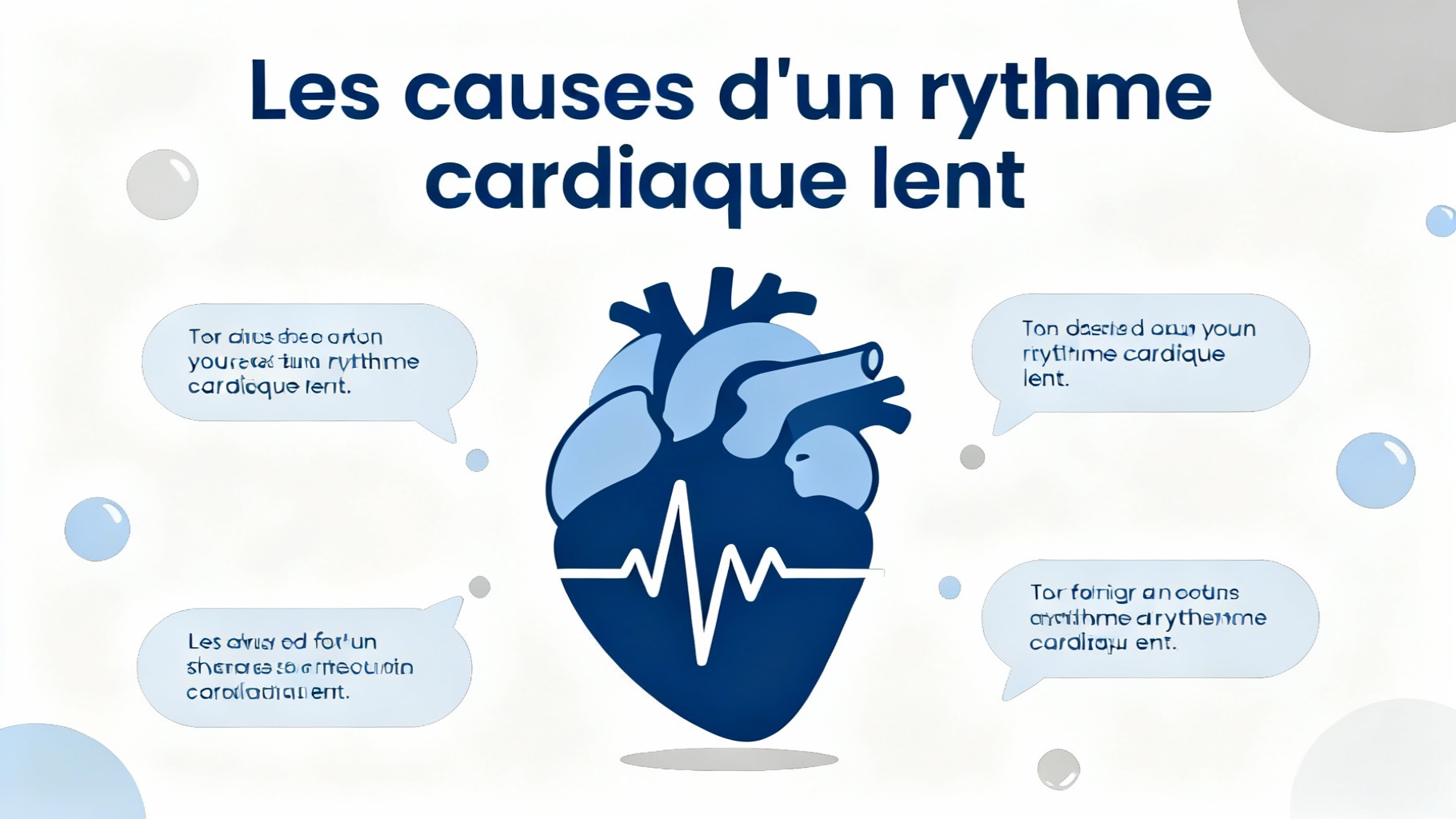 Les causes d'un rythme cardiaque lent