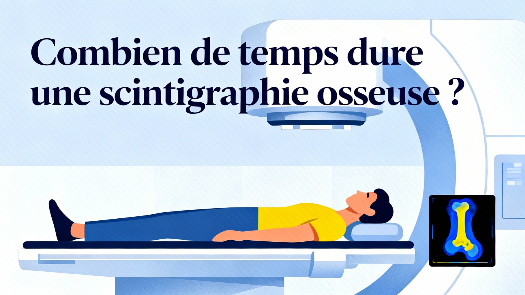 Combien de temps dure une scintigraphie osseuse ?