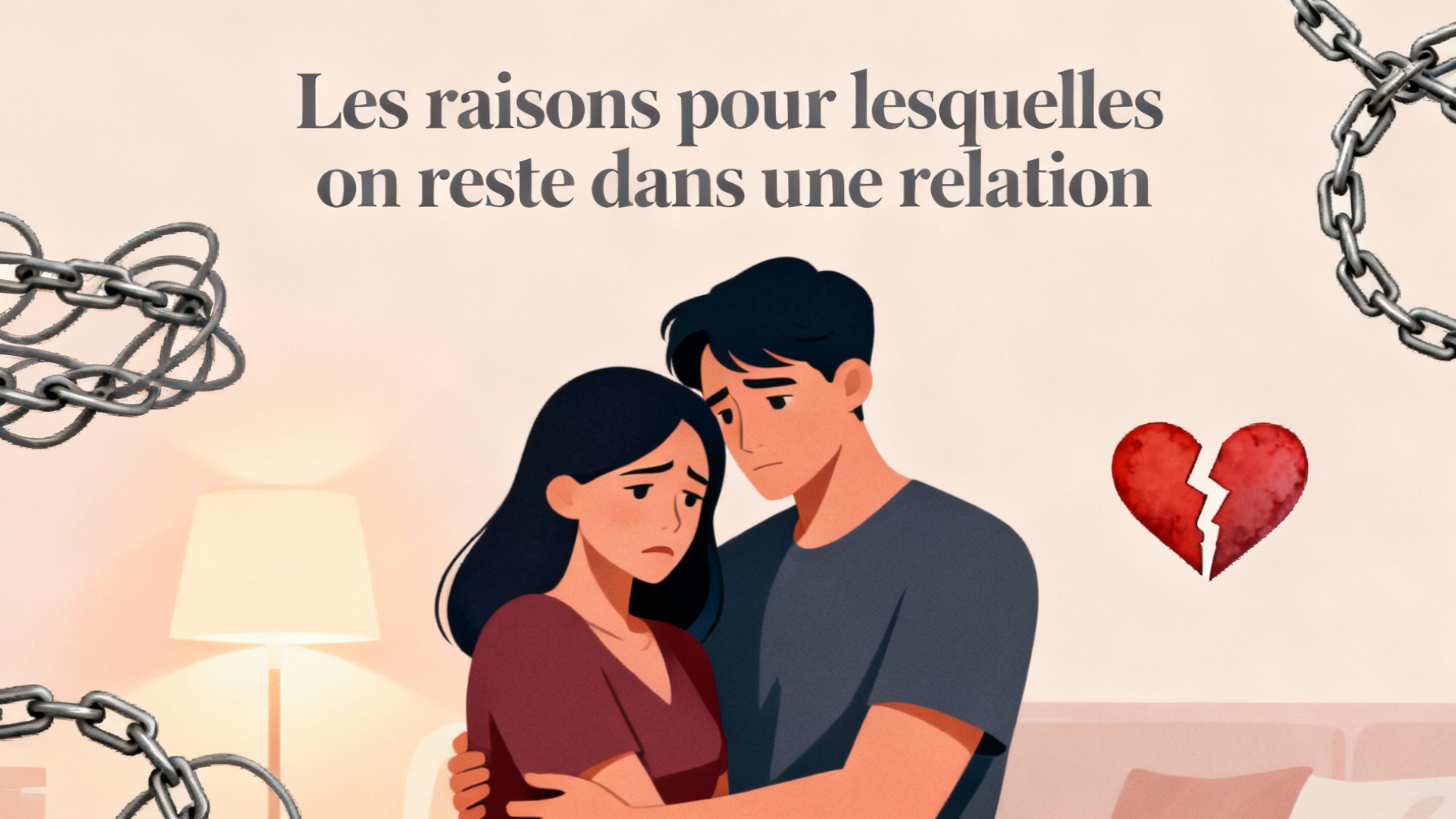 Pourquoi je ne suis pas heureuse mais je n'arrive pas à le quitter 1 Les raisons pour lesquelles on reste dans une relation