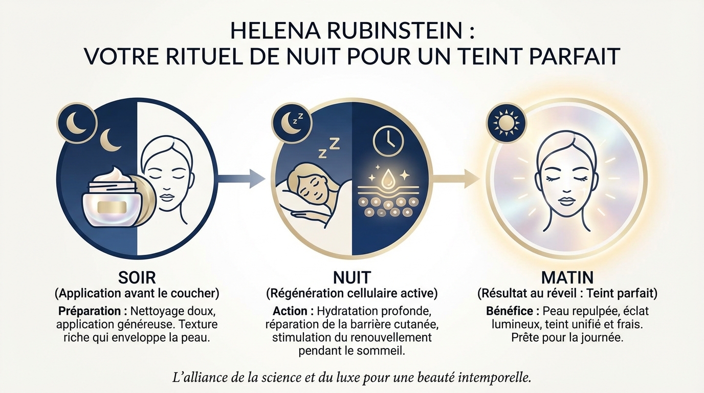 Comment utiliser la crème de nuit