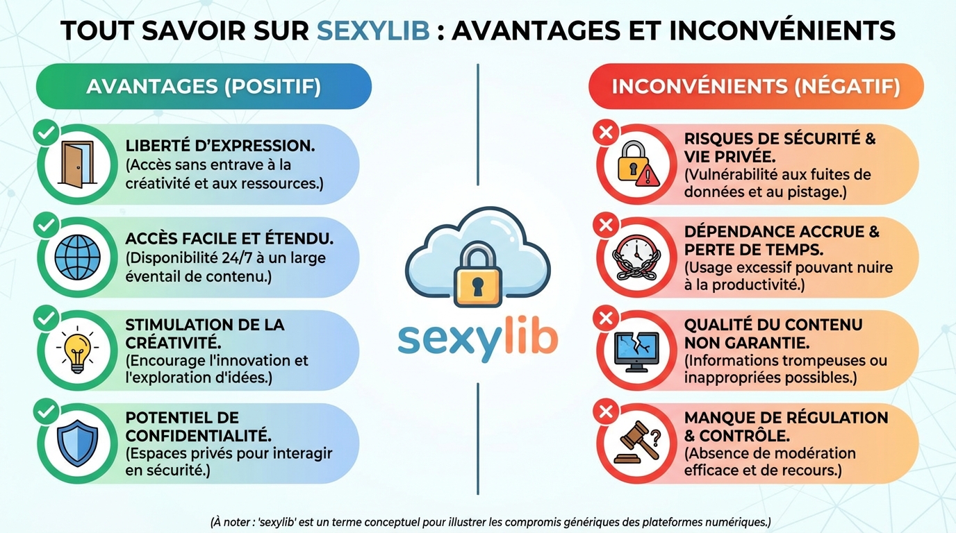 Inconvénients de Sexylib