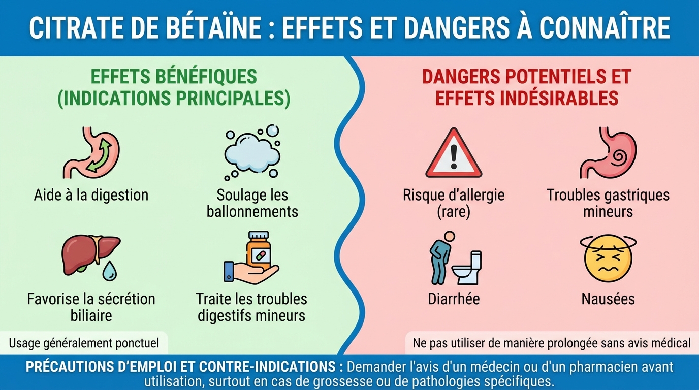 Dangers associés à la bétaïne