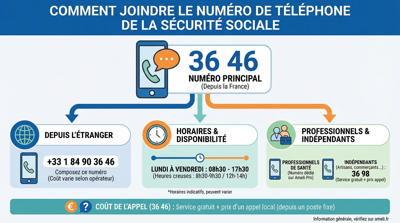 Comment contacter la sécurité sociale