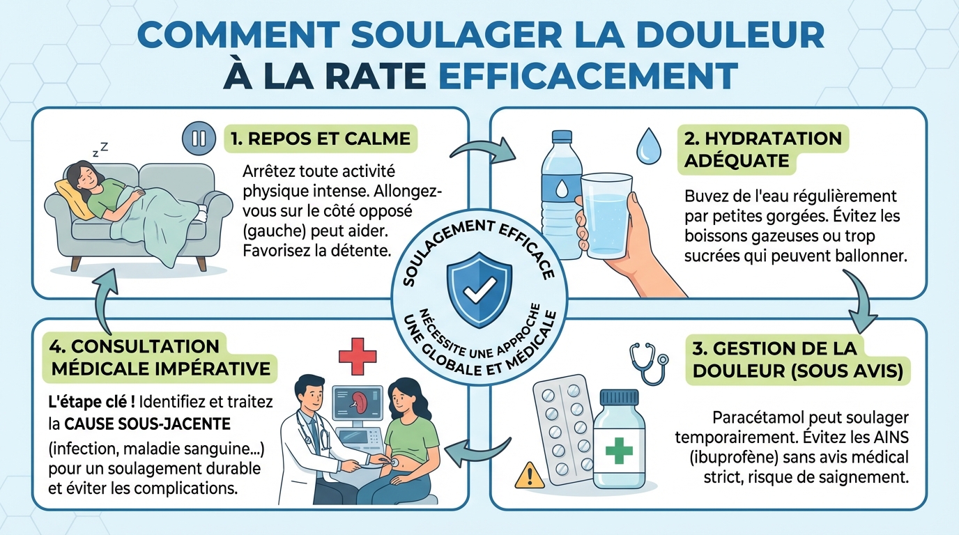 Causes de la douleur à la rate
