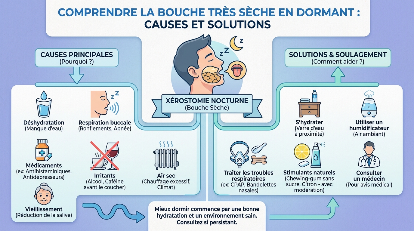 Solutions et remèdes pour la sécheresse buccale