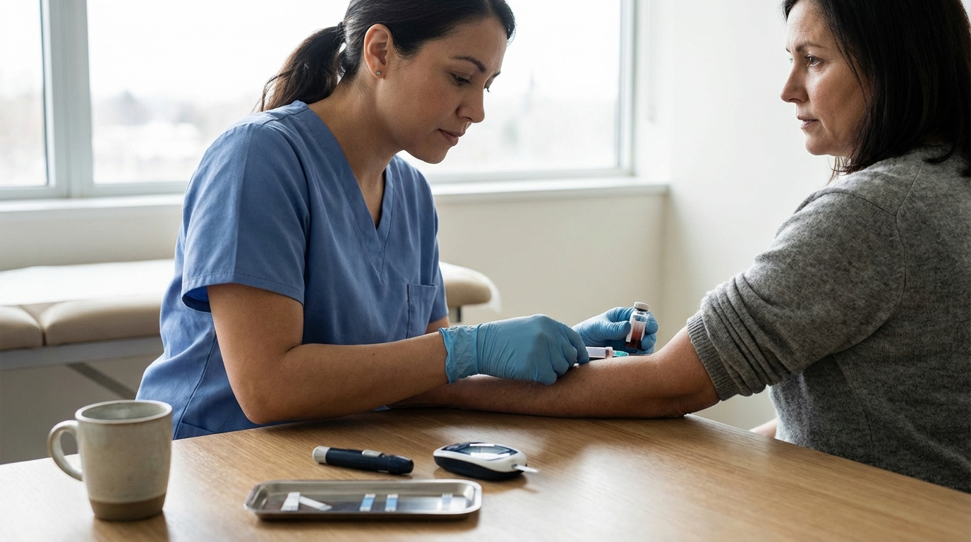 Comprendre la GAJ : prise de sang et glycémie à jeun