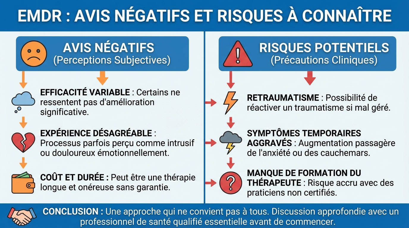 Avis négatifs sur l'EMDR