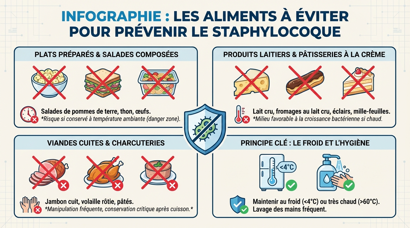 Les aliments à éviter