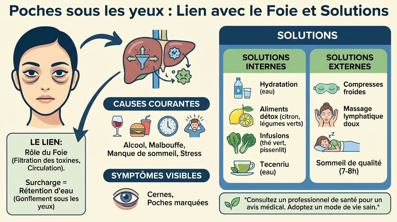 Le rôle du foie dans l'apparition des poches