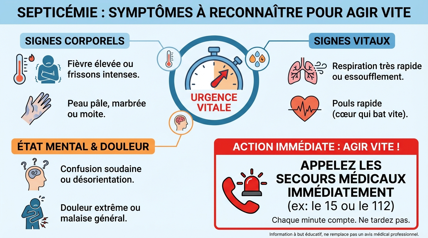 Comment réagir face à une septicémie