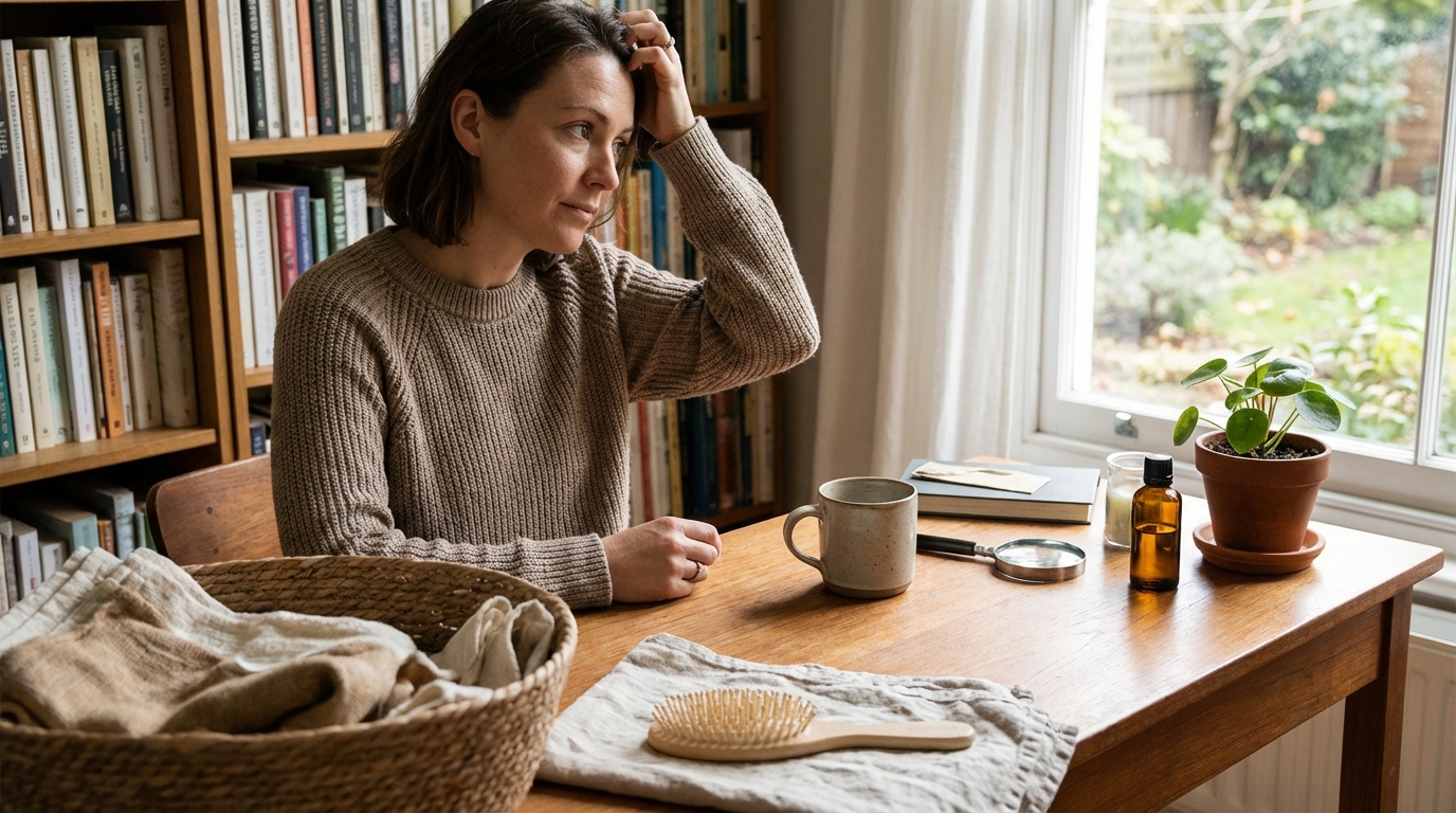 Tête qui gratte mais pas de poux : causes et solutions