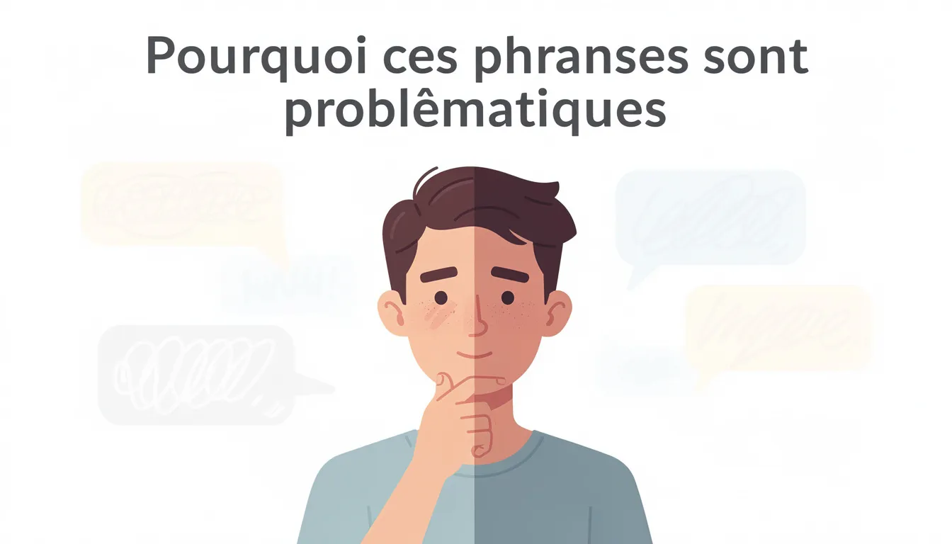 Pourquoi ces phrases sont problématiques
