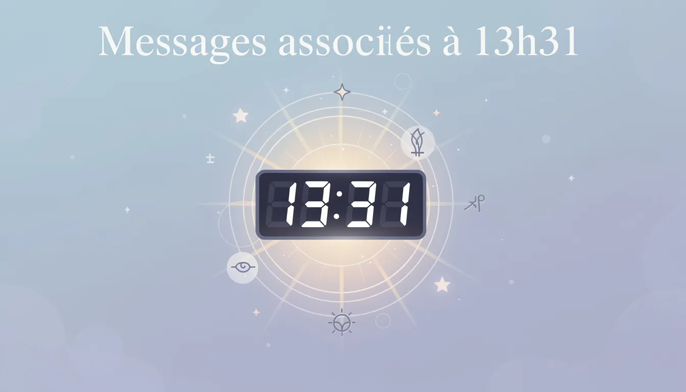 Messages associés à 13h31