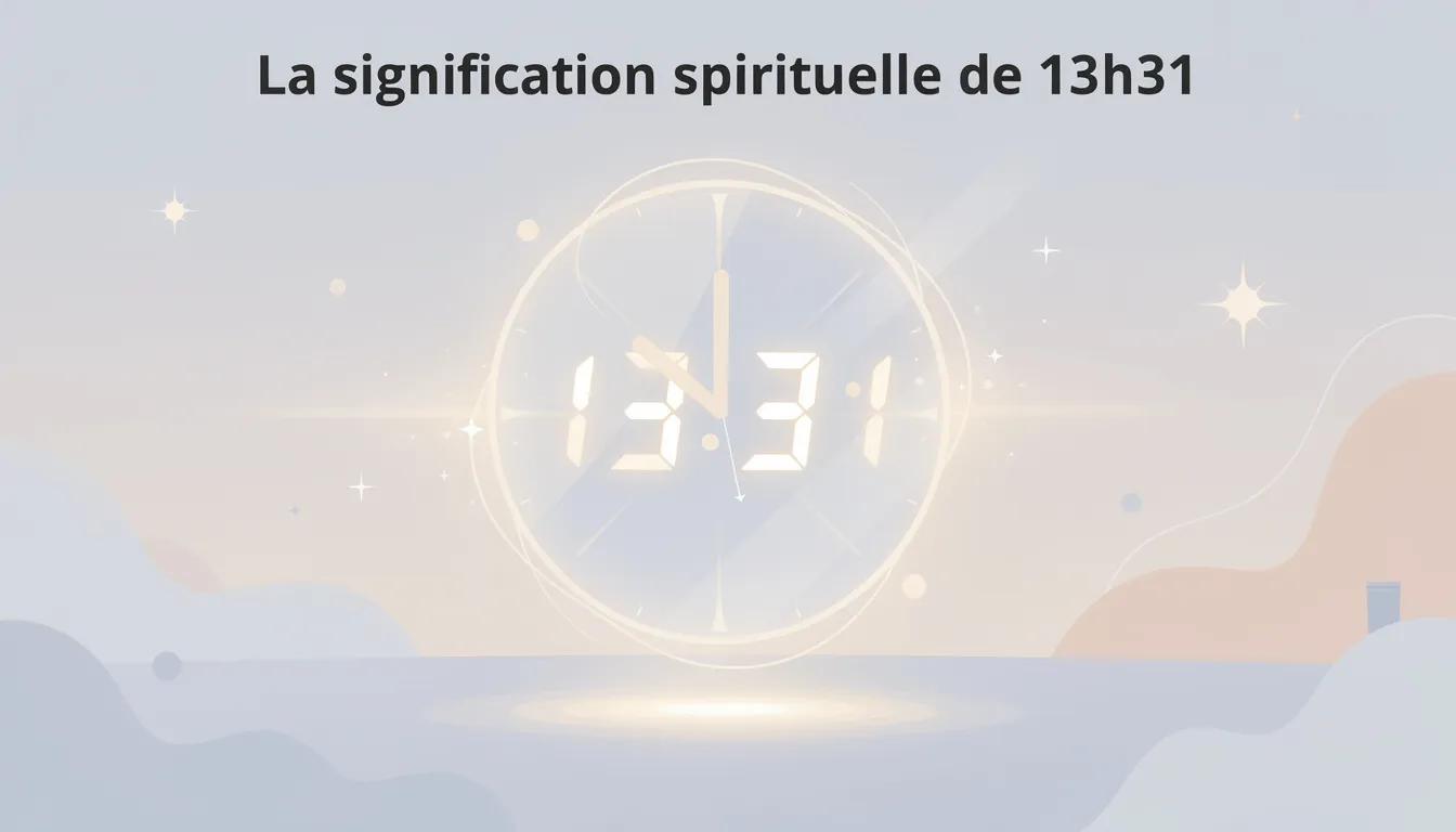 La signification spirituelle de 13h31