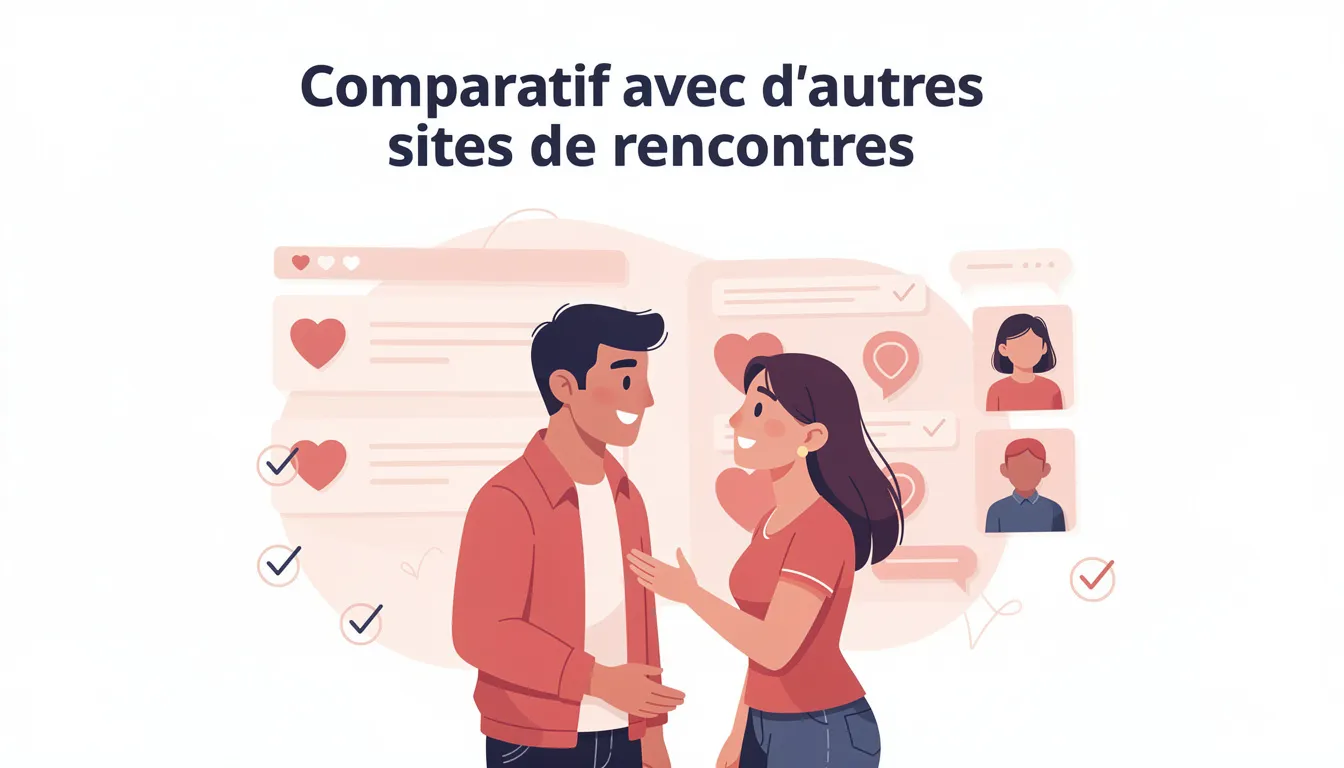 Comparatif avec d'autres sites de rencontres