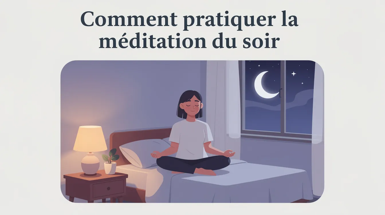 Comment pratiquer la méditation du soir