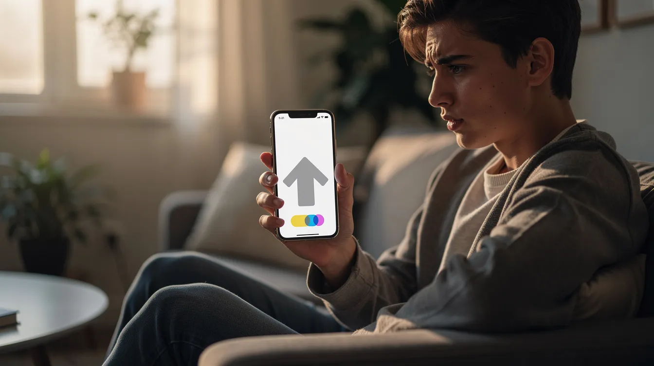 Tout savoir sur la flèche grise sur snapchat